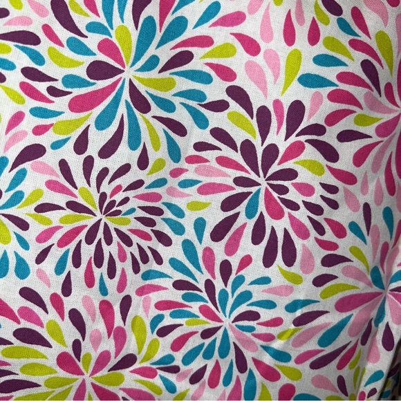 NEW Girl Handmade Color Burst & Green Cotton Reversible Sundress Sz 18 Month - Picture 3 of 5